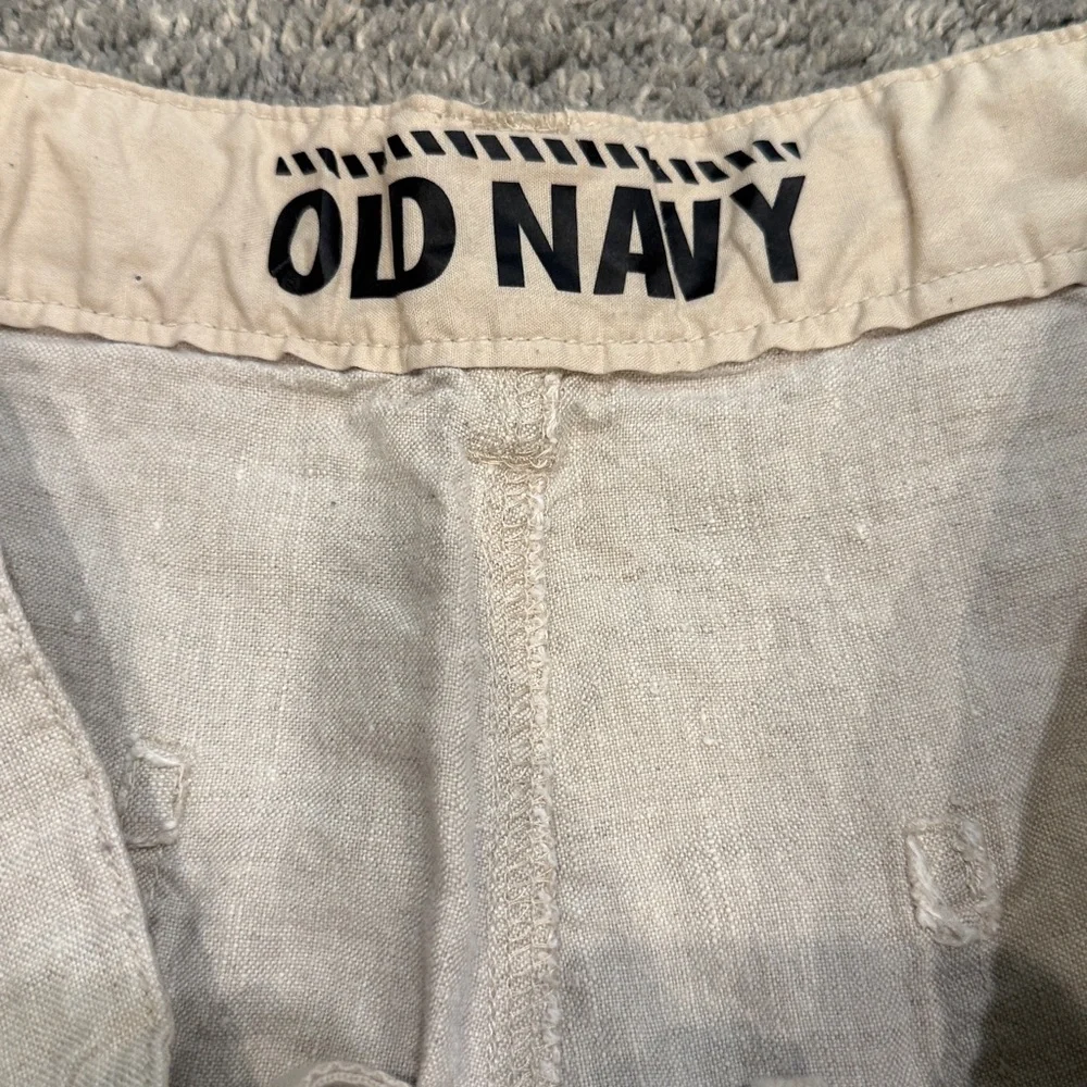 Old Navy | Light Linen Flat Front Shorts